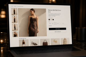 A product detail page surrounded by exits that cost product detail page conversion